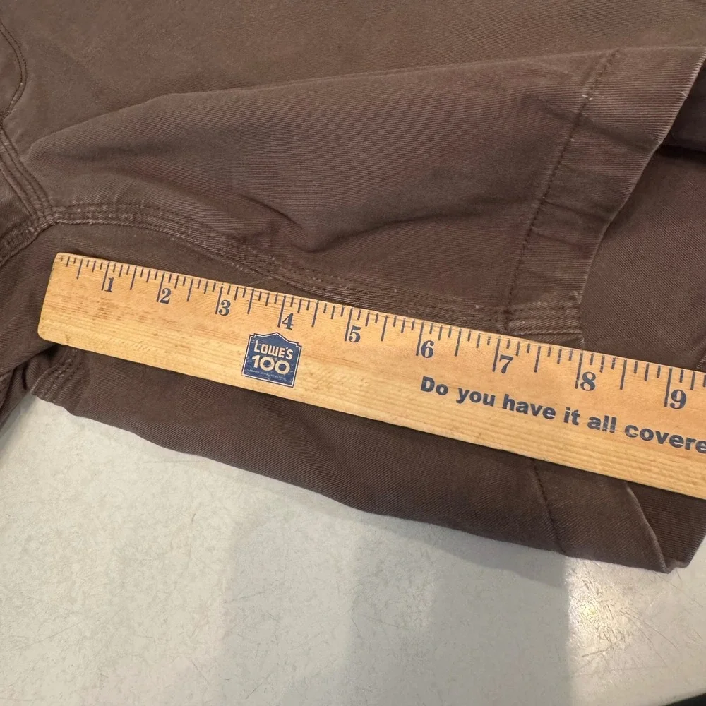 Duluth Trading Co Shorts Mens 36 Brown Flex Ballroom Khakis Relaxed Fit 5540